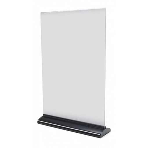 Picture of SIGN HOLDER CONTOUR BASE A4 DOUBLE-SIDED PORTRAIT